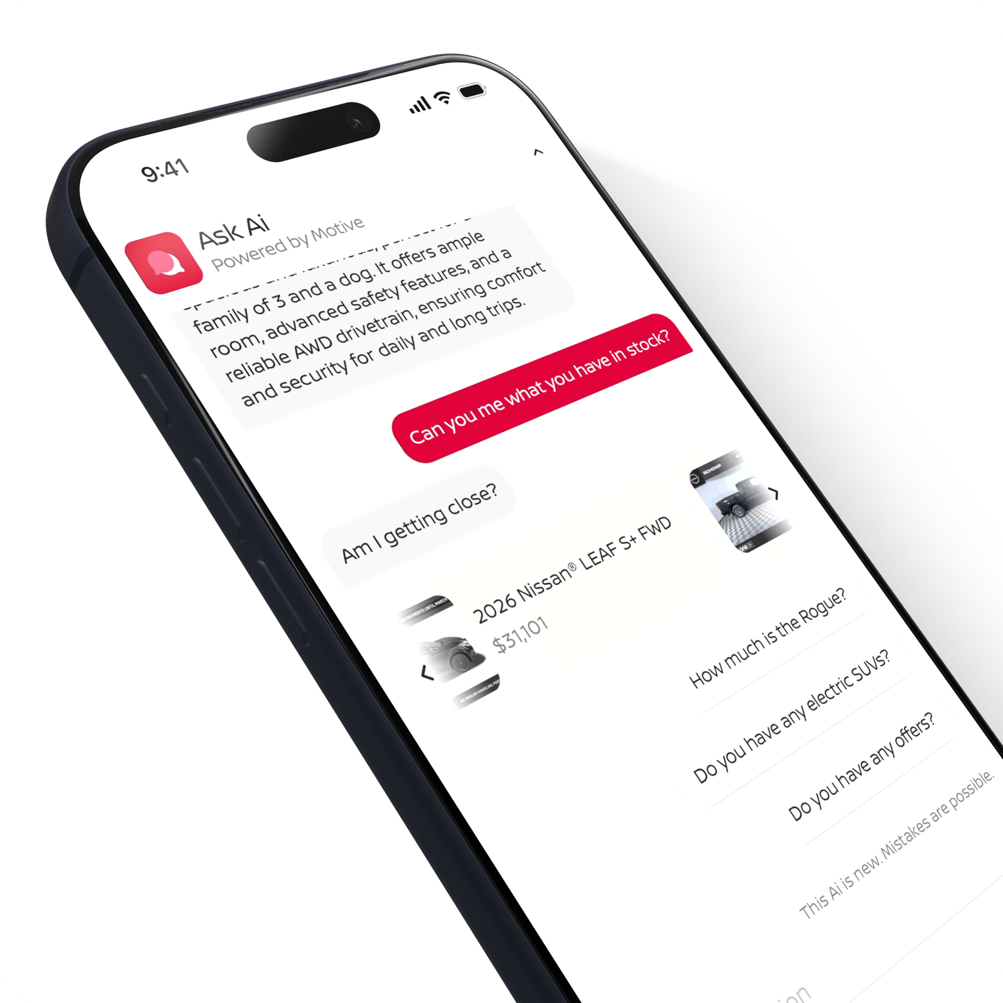 Nissan Canada AI features